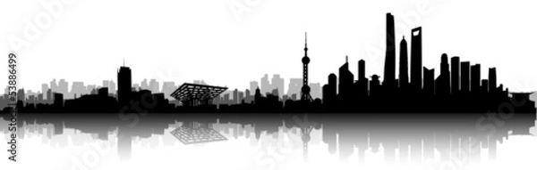 Obraz Shanghai City Skyline