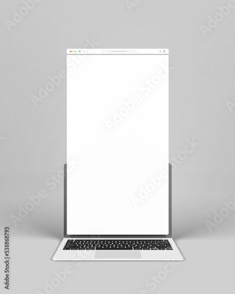 Fototapeta Website instant showcase mockup