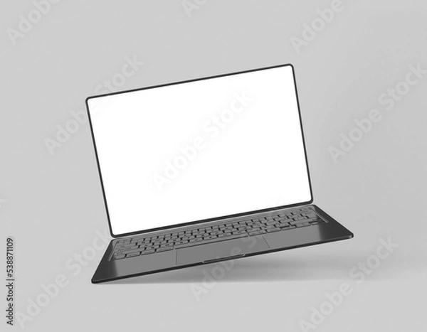 Fototapeta Mackbook pro screen with website presentation mockup