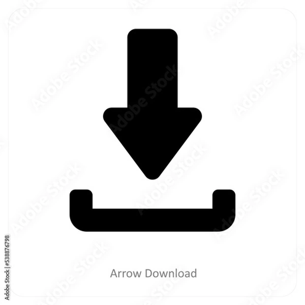 Fototapeta Arrow Download