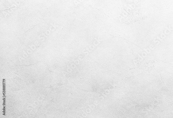 Fototapeta White concrete plaster wall texture backdrop background. grunge texture. white wallpaper.