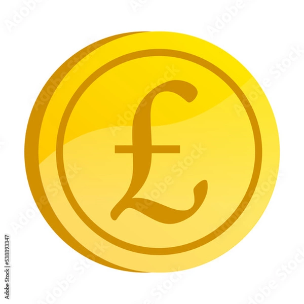 Fototapeta Popular mining gold coins vector design. Isolated crypto monetization and big income editable sign.