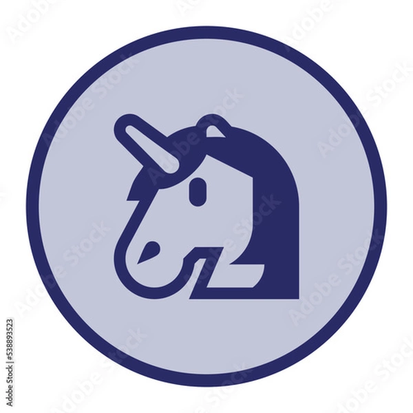 Fototapeta Popular editable animal icon. In round colorful vector icon.  Small or big mouse, chicken, cat, dog, pig, elephant, camel, frog, bear, koala, bull, panda, wolf, rabbit