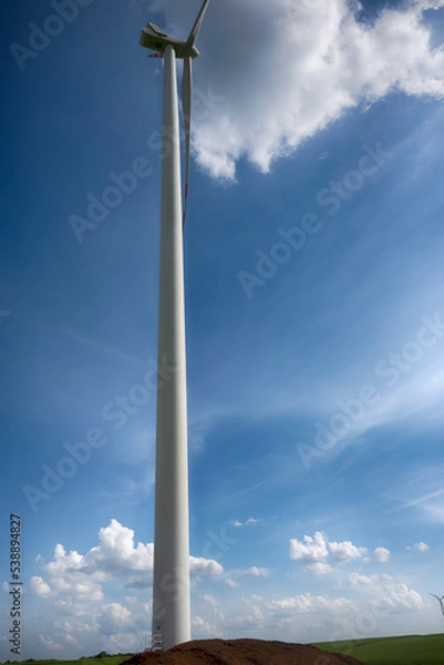 Obraz An alternative type of electrical generation using a wind power generator