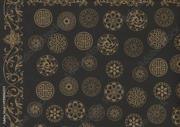 Fototapeta 한지 질감 텍스쳐 한국 전통 종이