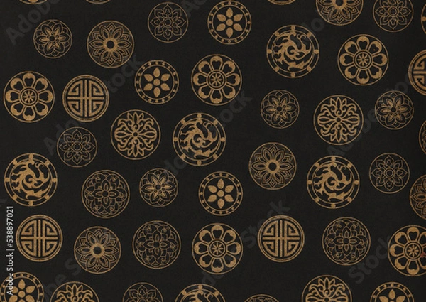 Fototapeta 한지 질감 텍스쳐 한국 전통 종이