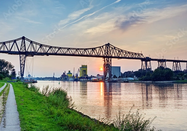 Obraz Most kolejowy w Rendsburgu