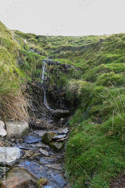 Fototapeta stream in the mountains