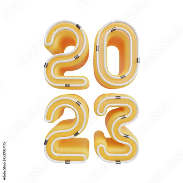 Obraz 2023 3D Typography 06