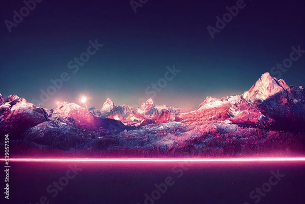 Obraz Fantasy mountains