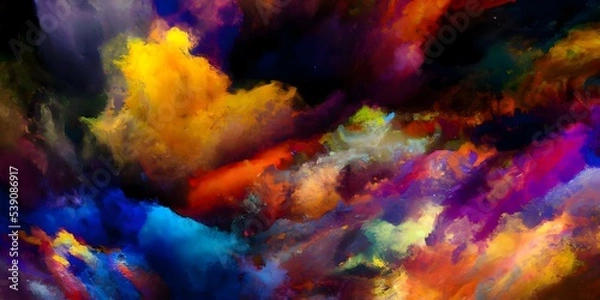 Obraz colorful splash background