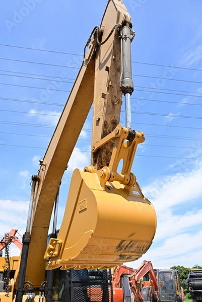 Obraz 活躍の出番を待つ重機