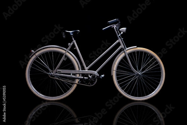 Fototapeta Old refurbished retro bike