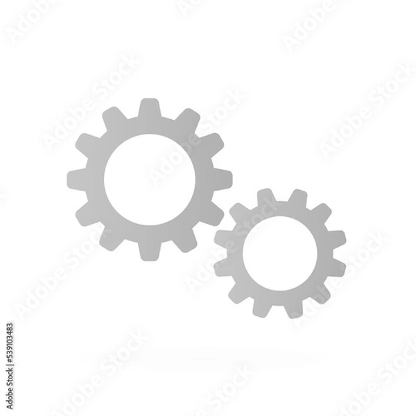 Obraz System settings icon. Vector illustration