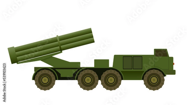 Fototapeta Multiple rocket launcher Hurricane