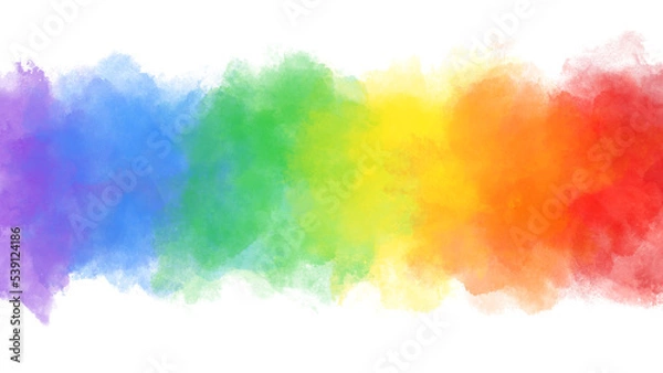 Obraz 手描きのカラーグラデーション背景