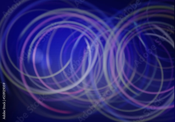 Fototapeta abstract blue background with circles