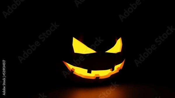 Fototapeta Pumpkins for Halloween. 3d render