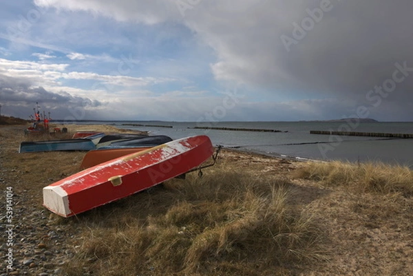 Obraz Ostsee Küste bei Wind und Sturm