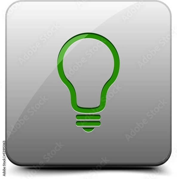 Fototapeta Bulb button