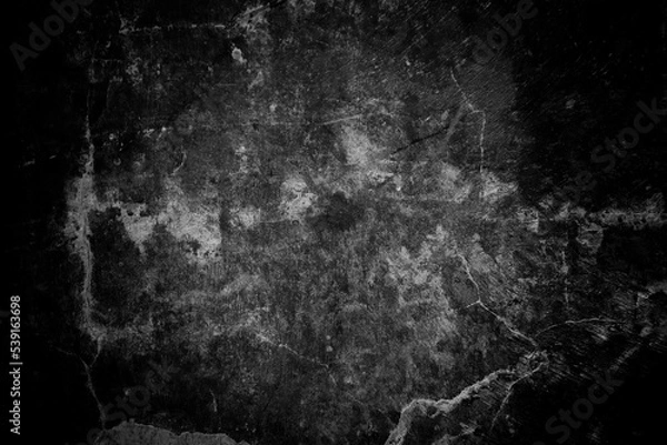 Fototapeta Dark cement wall texture for background