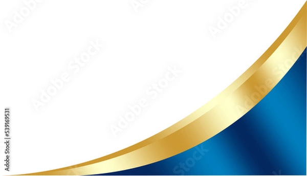 Obraz elegant gold corner