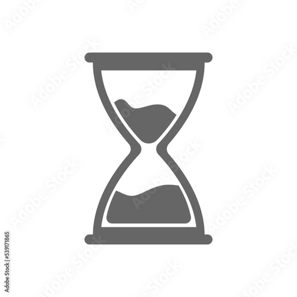 Obraz hourglass icon vector. old timer
