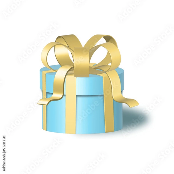 Fototapeta Realistic Detailed 3d Gift Boxes Seamless Pattern Background. Vector