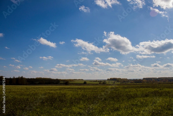 Obraz landscape with clouds