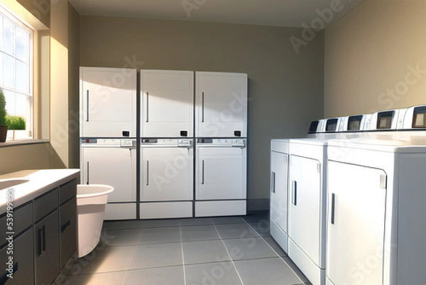 Obraz Laundry Room Interior