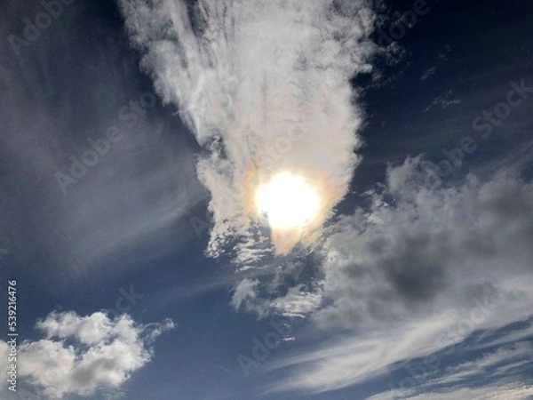 Obraz 神々しい雲