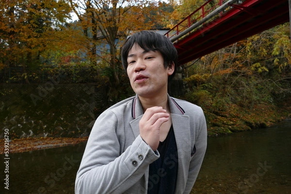 Obraz がけっぷちの男