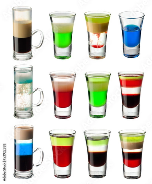 Obraz shot cocktail  set