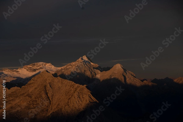 Obraz sunrise mountain range