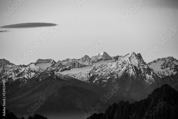 Obraz sunrise mountain range