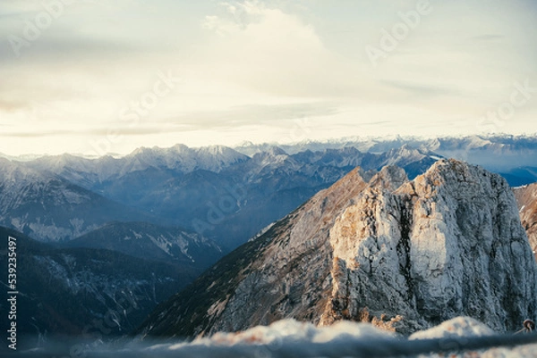 Obraz sunrise mountain range