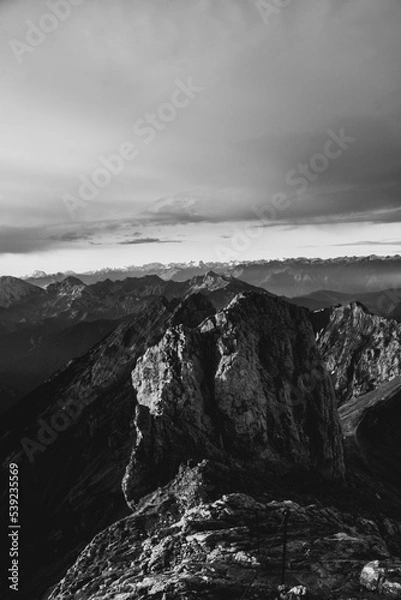 Obraz sunrise mountain range