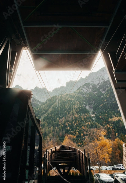 Obraz sunrise mountain range