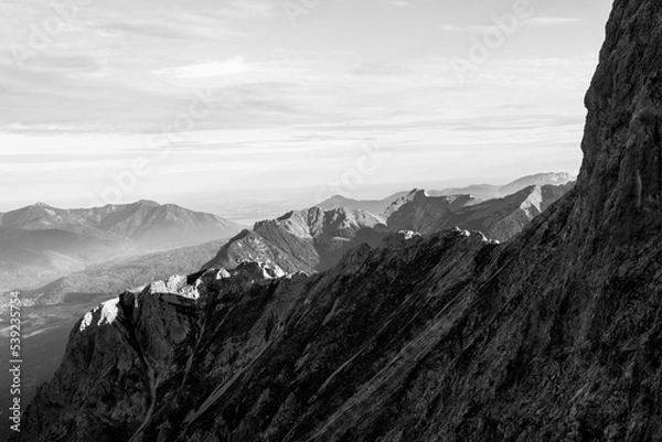 Obraz sunrise mountain range