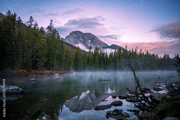 Obraz Mountain Lake Sunrise