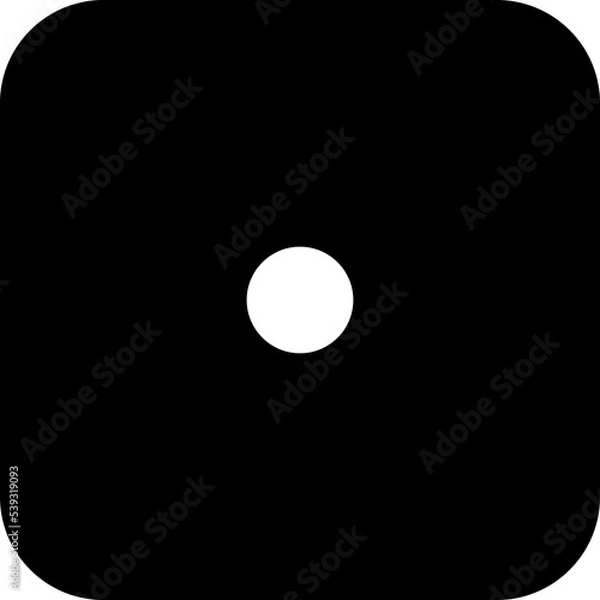 Fototapeta Game dice. Set of game dice, isolated on white background. Dice in a flat and linear design from one to six. Vector illustration.
