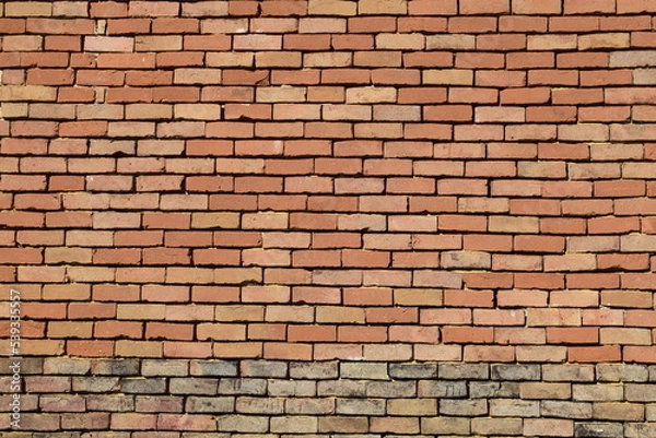 Obraz Red brick wall texture 