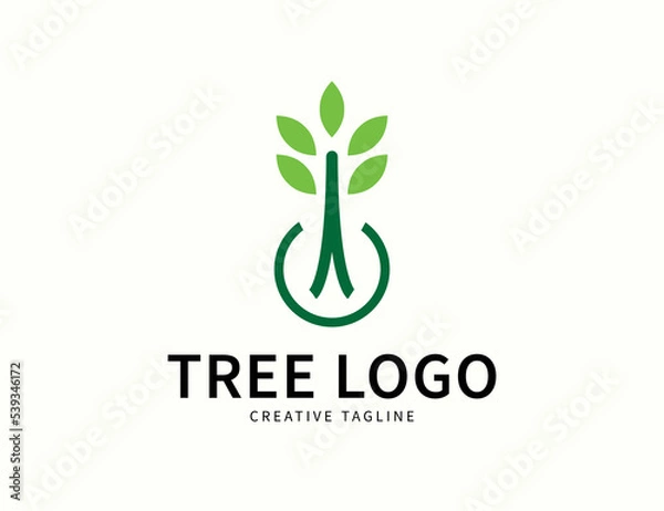 Obraz Tree logo design template
