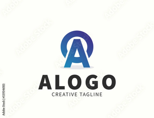 Obraz Modern logo design template with circle