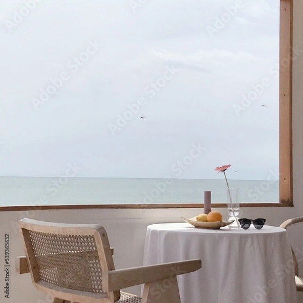 Obraz Chair by the window