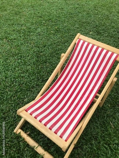 Obraz chairs on grass