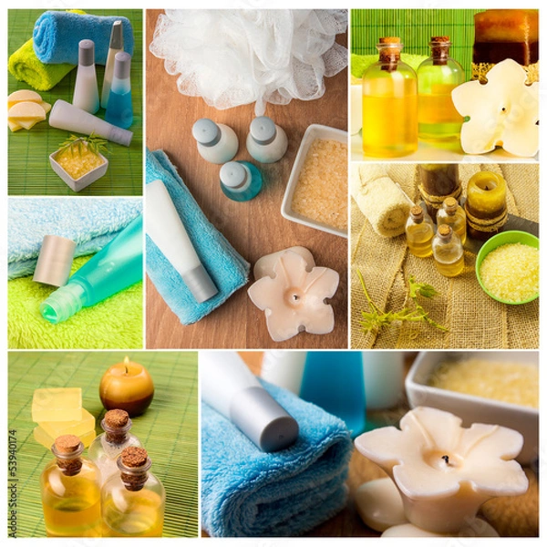 Obraz Spa collage series