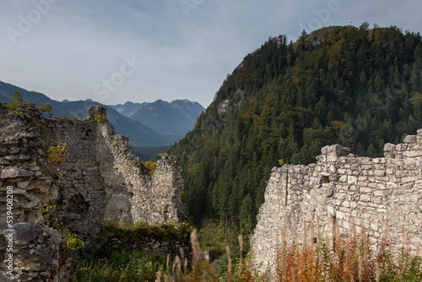 Fototapeta Lechtal - die Alpen im Herbst