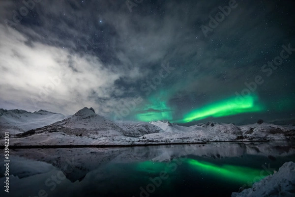 Fototapeta Lofoten im Winter - Nordnorwegen