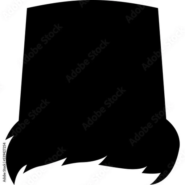 Fototapeta Christmas hat black